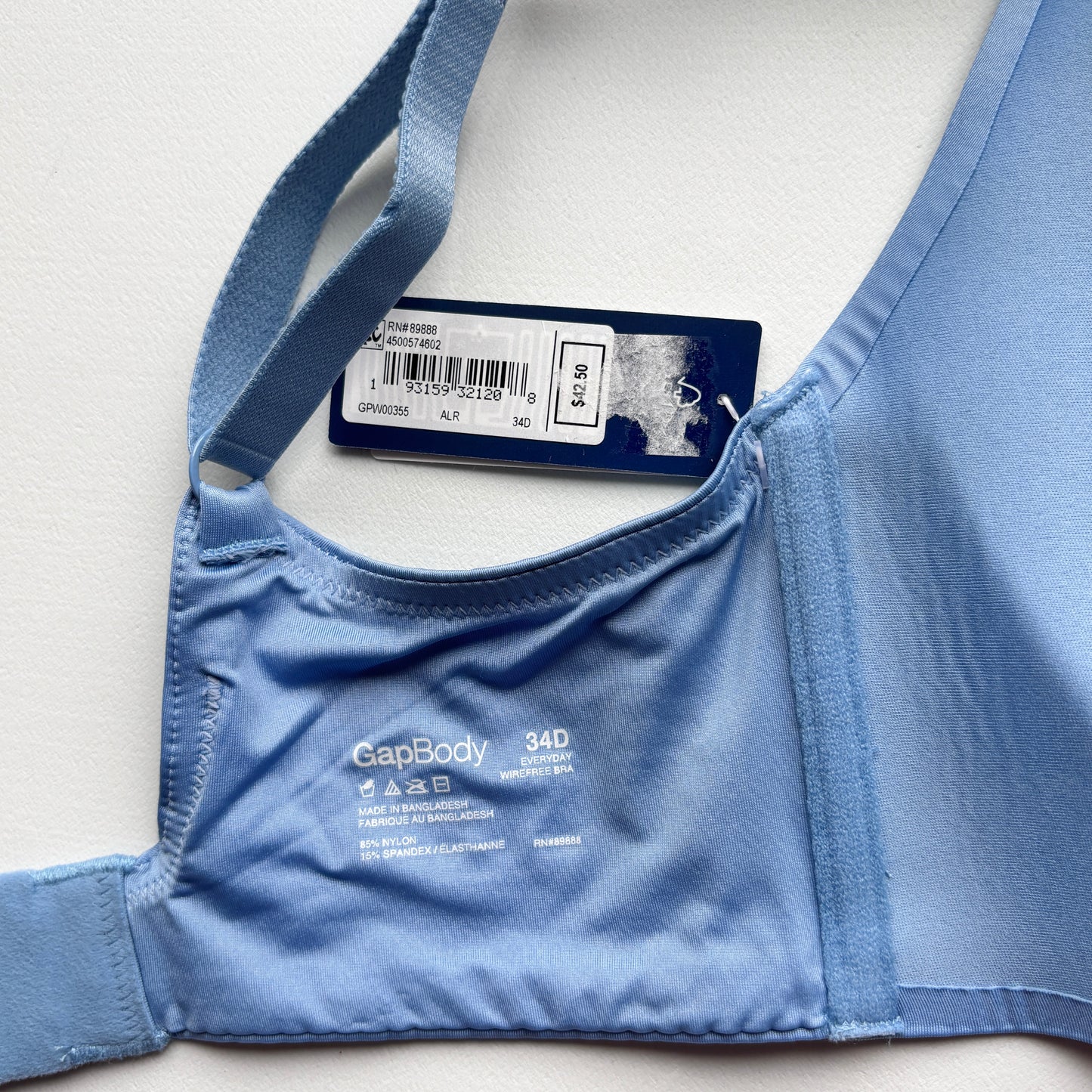 GAP GapBody Women's Blue Everyday Essentials Wireless Bra NWT