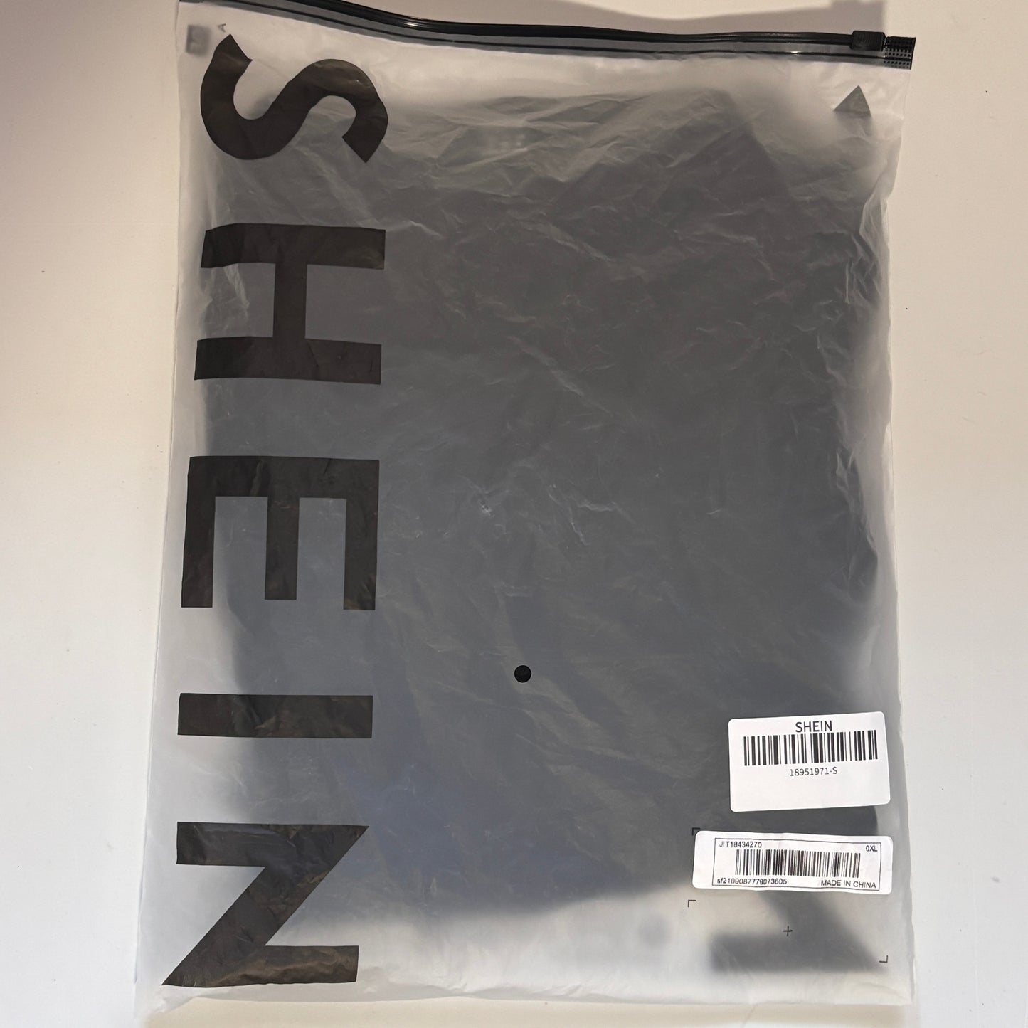 Shein Women's Size Extra Small Asymmetrical & Open Back Black Bodysuit NIB