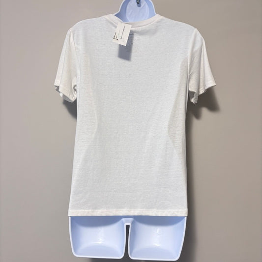 Disney Women's Extra Small Minnie Mouse Graphic Short Sleeve White T-Shirt NWT