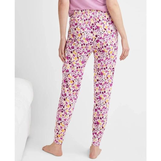 State of Day Women's Pink Floral Soft Jogger Pajama Pants NWT