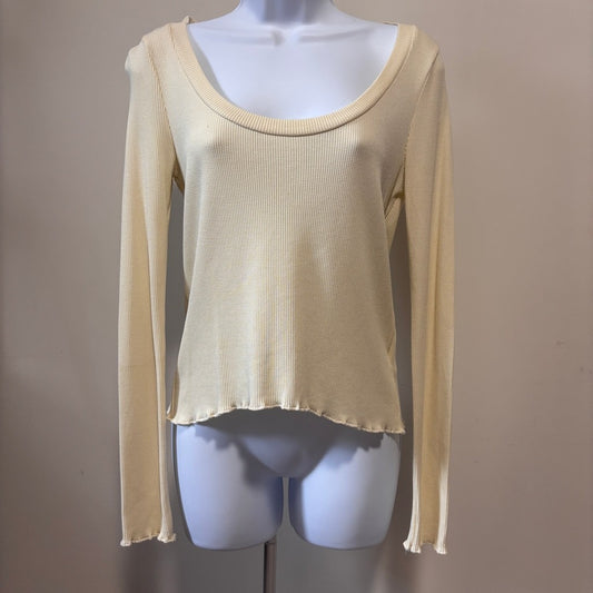 Industry Republic Clothing Women's Small Waffle Knit Long Sleeve Sweater NWT