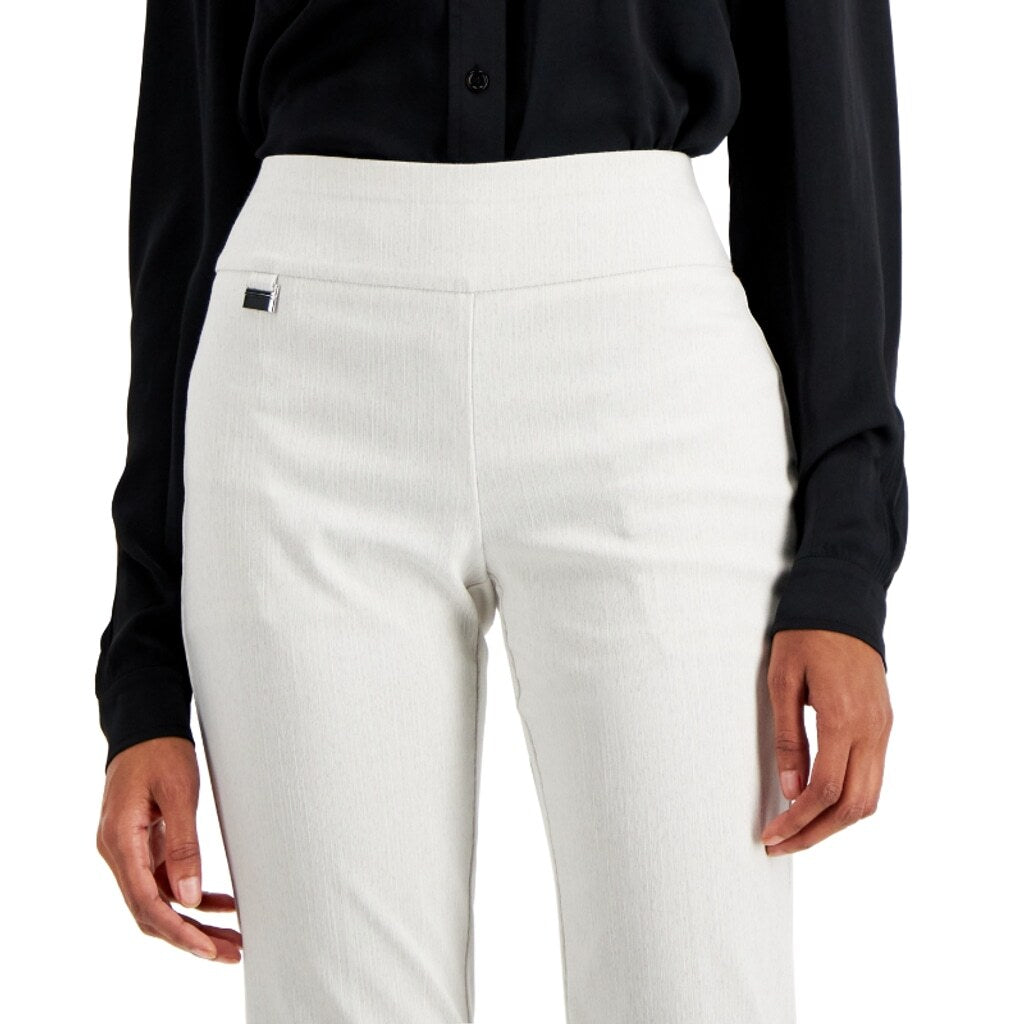 Alfani Women's 6 Cream / Beige Tummy Control Pull-On Skinny Dress Pants NWT