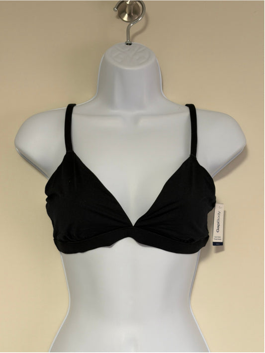 GAP GapBody Women's Medium Black Super Stretch Scoop Bralette NWT
