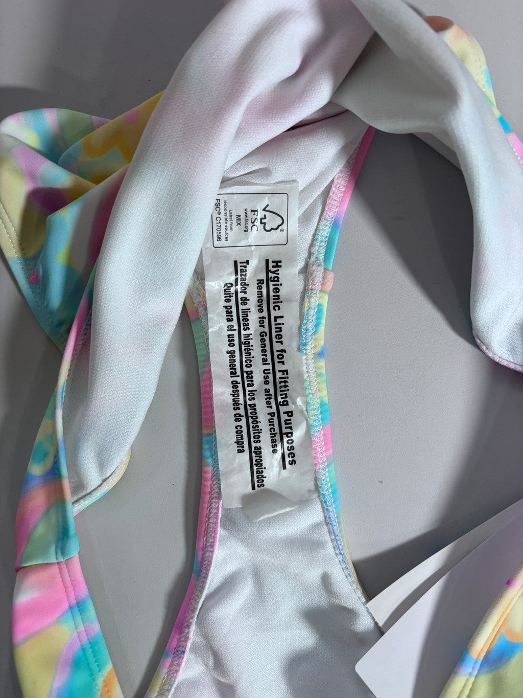 Salt + Cove Size XL Marble Multicolor Printed Bikini Bottoms NWT
