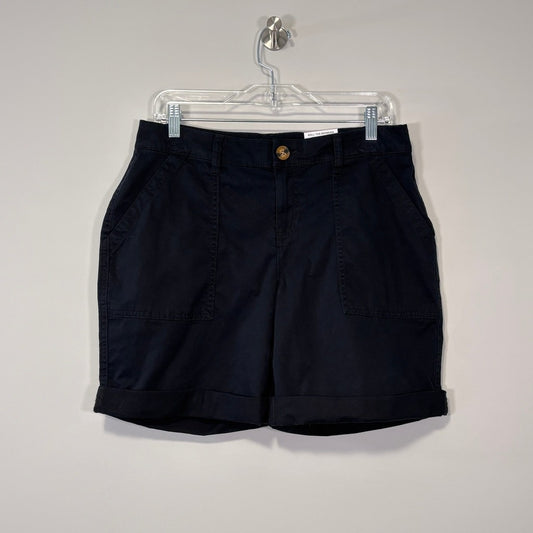 Style & Co. Women's Size 12 Black Rolled Cuff Casual Bermuda Shorts NWT