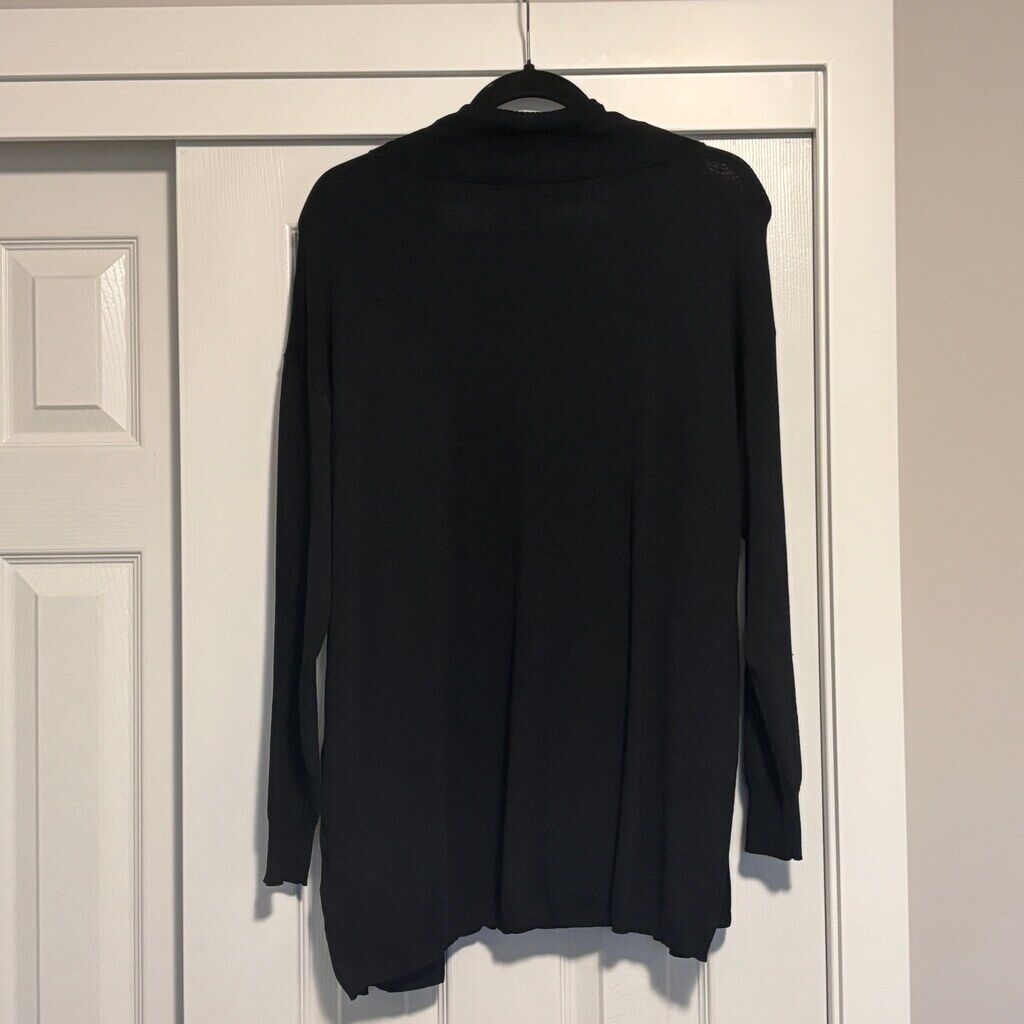 Alfani Women's Large Black Open Front Cardigan / Sweater NWT
