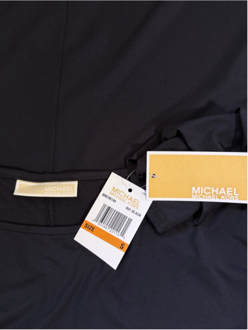 Michael Kors Women's Size Small Black Side-Tie Swim Cover-Up NWT