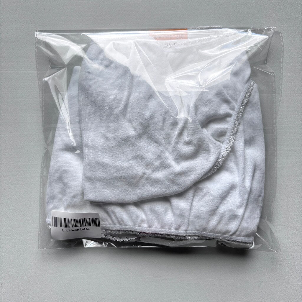 Charter Club Women's Small 3 Pack 100% Cotton White Brief Underwear NWT L1