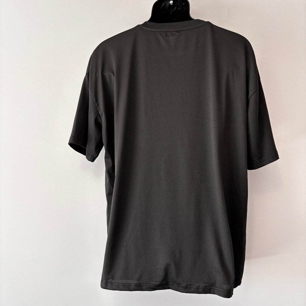 SHEIN Men's Black Paris Graphic Short Sleeve T-Shirt Casual Streetwear NIB