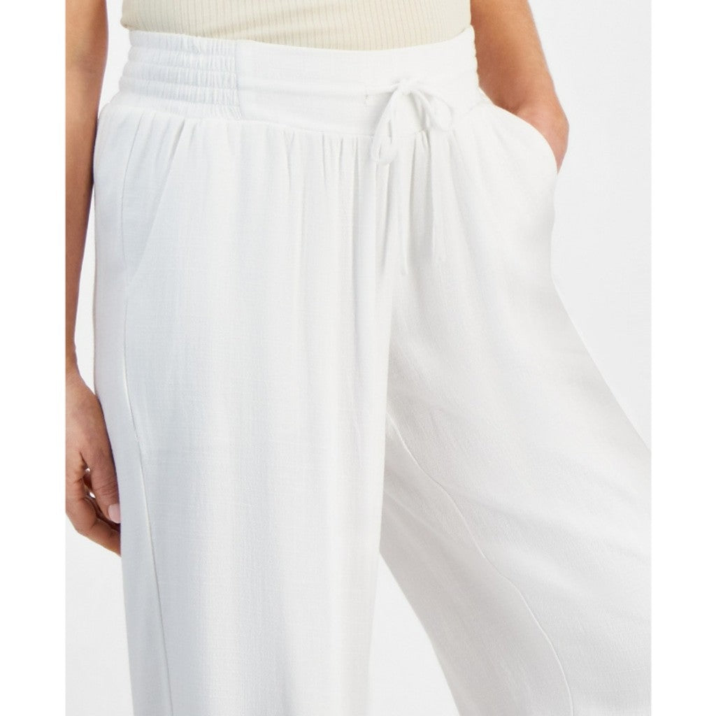 JM Collection Women's Extra Small Petite Cropped Wide-Leg Flowy Pants NWT