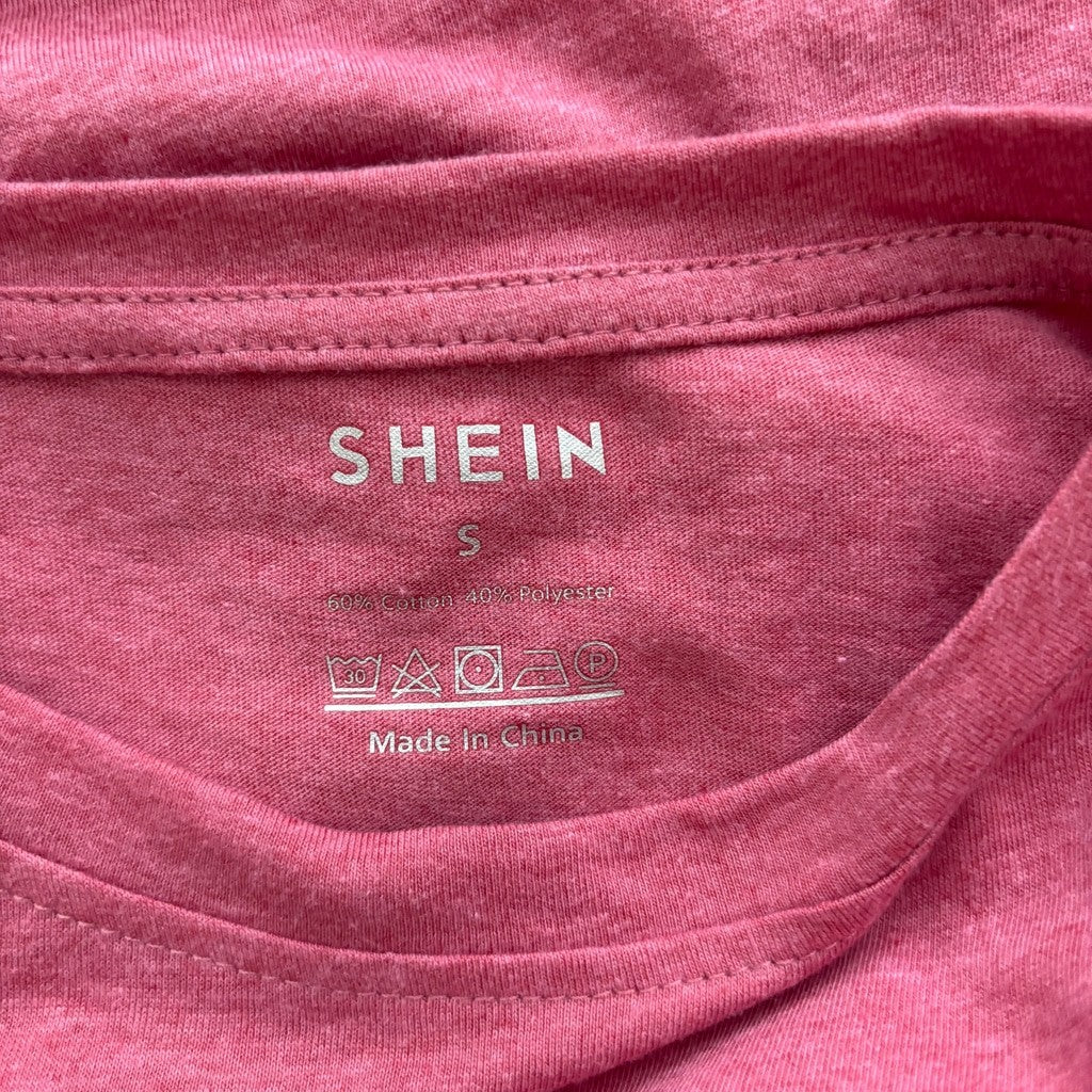 Shein Men's Small Red Crazy Chicken Graphic Short Sleeve T-Shirt NIB