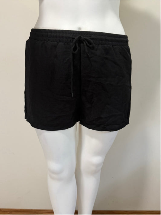 SHEIN Women's XL Black Drawstring Lounge / Athletic Shorts NWT