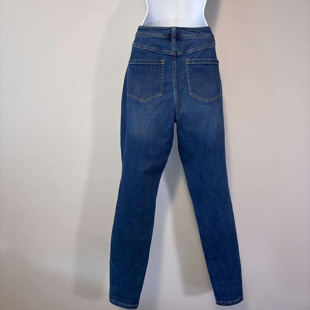 INC International Concepts Women's Size 10 Blue Curvy Mid Rise Skinny Jeans NWT