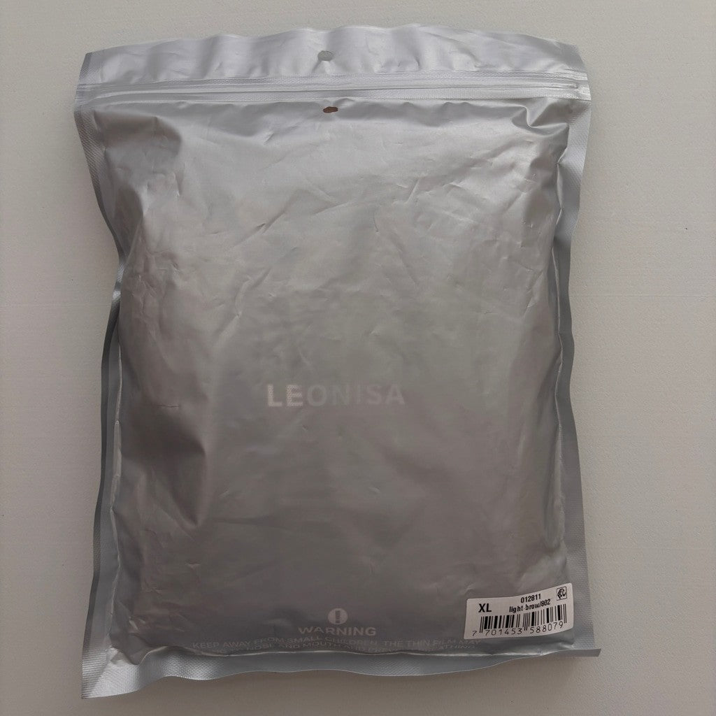 Leonisa Women's XL Beige High-Waisted Sheer Bottom Sculpting Shapewear NWT