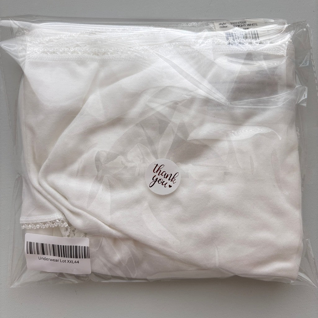 Charter Club Size XXL 100% Cotton 3 Pack of White Brief Underwear NWT XXL44