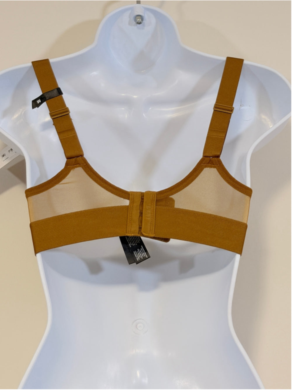 DKNY Women's Size Medium Rust Copper Sheers Unlined Mesh Bralette NWT