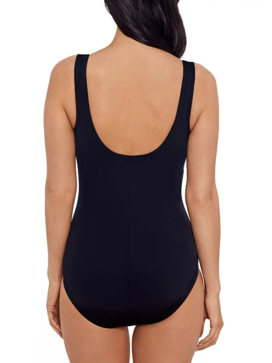 Swim Solutions Women's 8 Sport Coral Pink Ombre One Piece Swimsuit NWT