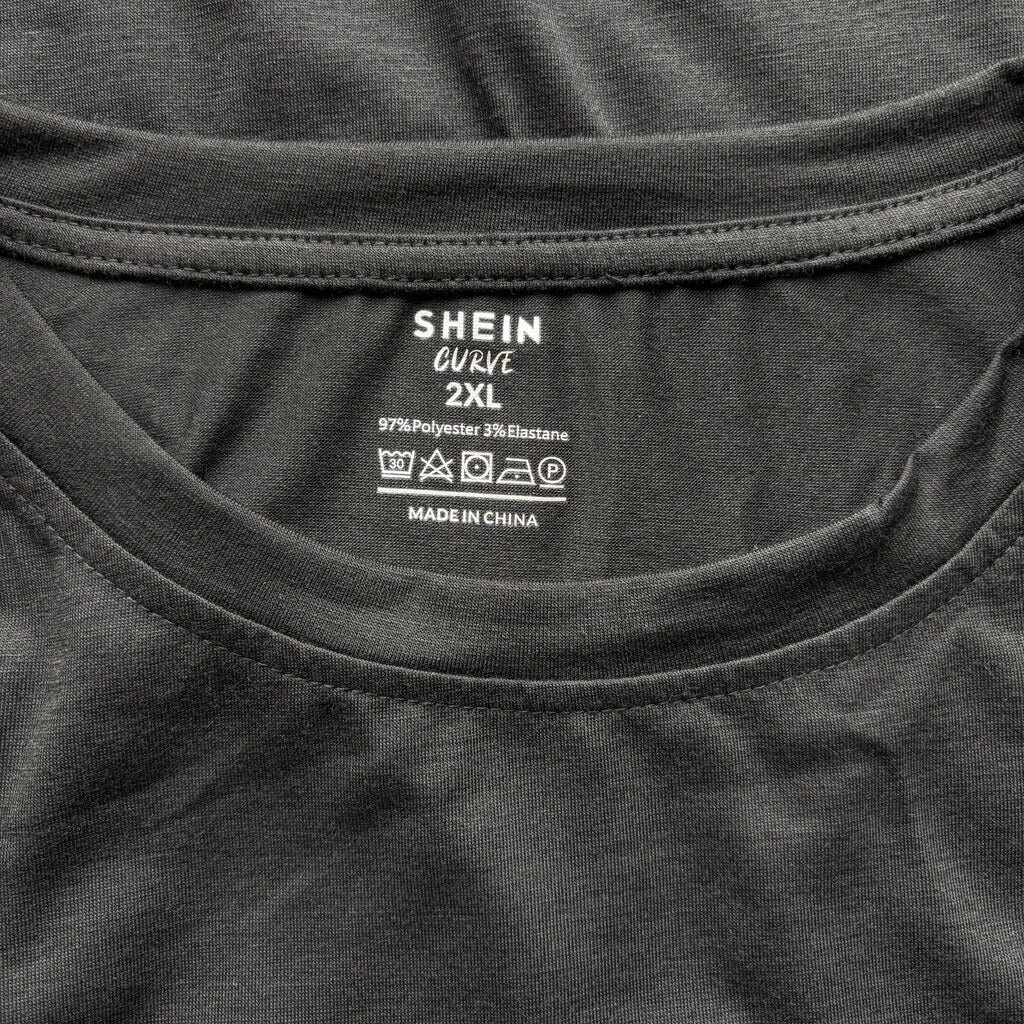 SHEIN Men’s 2XL Black "Papa / Grandpa" Graphic Casual Short Sleeve T-Shirt NIB