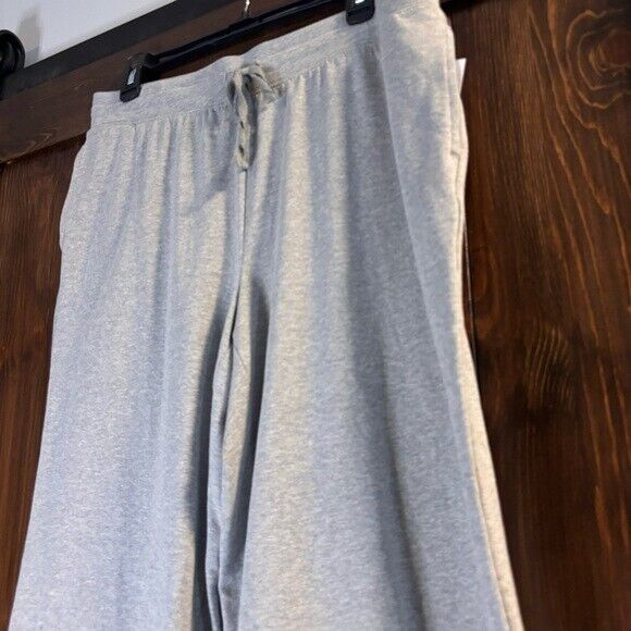 Karen Scott Skimmer Grey Drawstring Knit Stretchy Knee-Length Shorts NWT