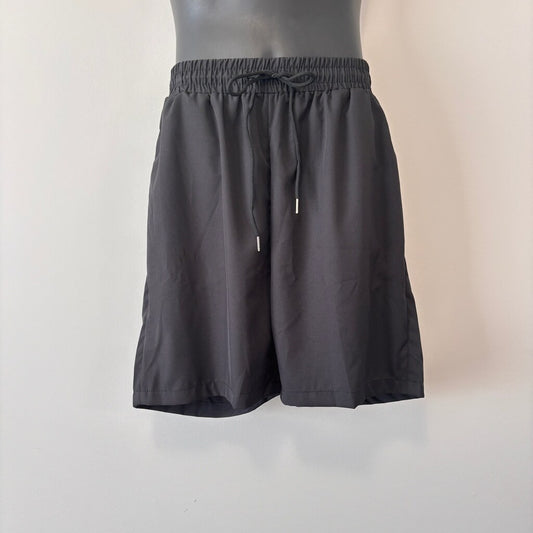 SHEIN Men's Size Medium Black Basics Drawstring Casual / Athletic Shorts NIB