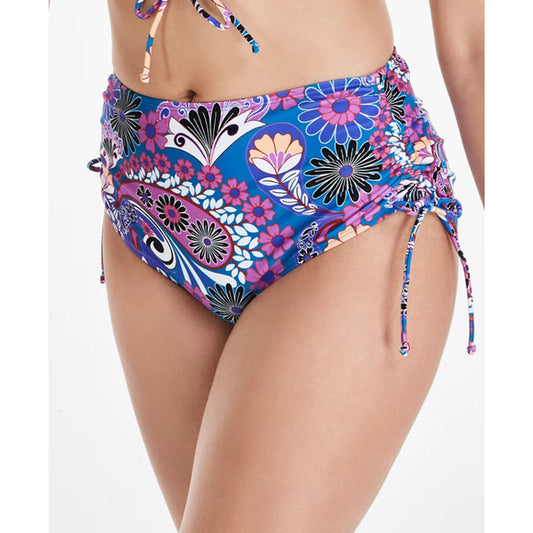 Salt + Cove Women's XS Multicolor Floral-Print High Waist Bikini Bottoms NWT