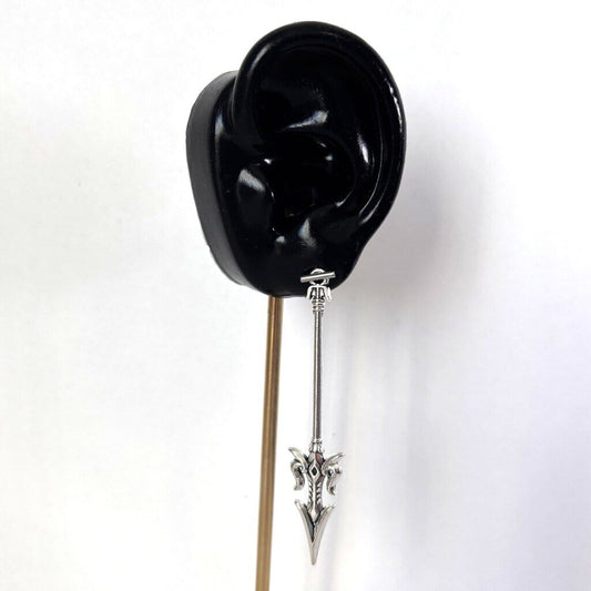 Elven Twinblades Bow Alloy Pendant Charm for Jewelry & Crafting NWT