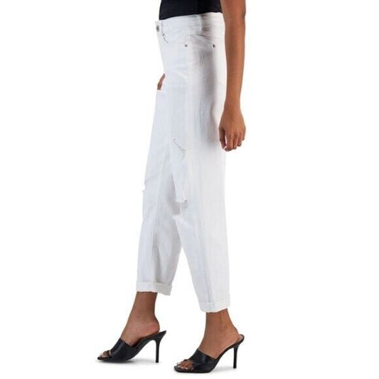 I.N.C. International Concepts Size 2 / 26 Mid Rise Ripped Boyfriend Jeans NWOT