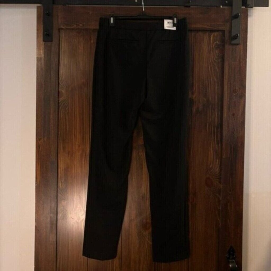 Alfani Women's 6 Short Straight-Leg Black Comfortable Dress Pants NWT