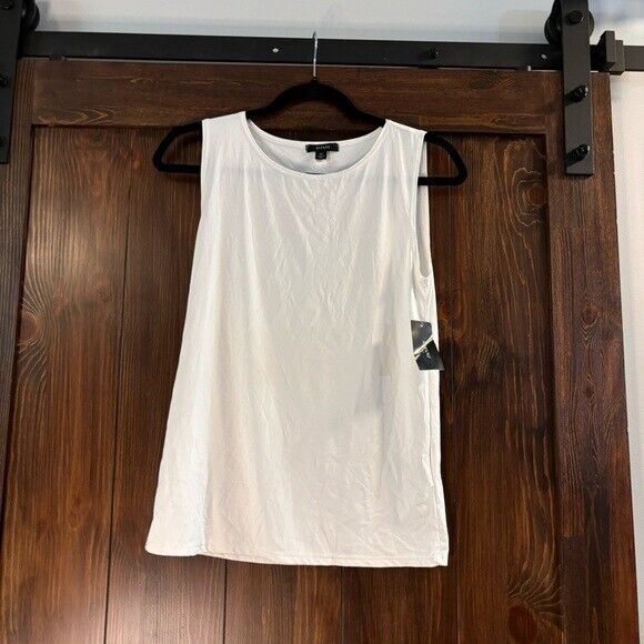 Alfani Women's Size Petite Medium White Sleeveless Layering Tank Top NWT