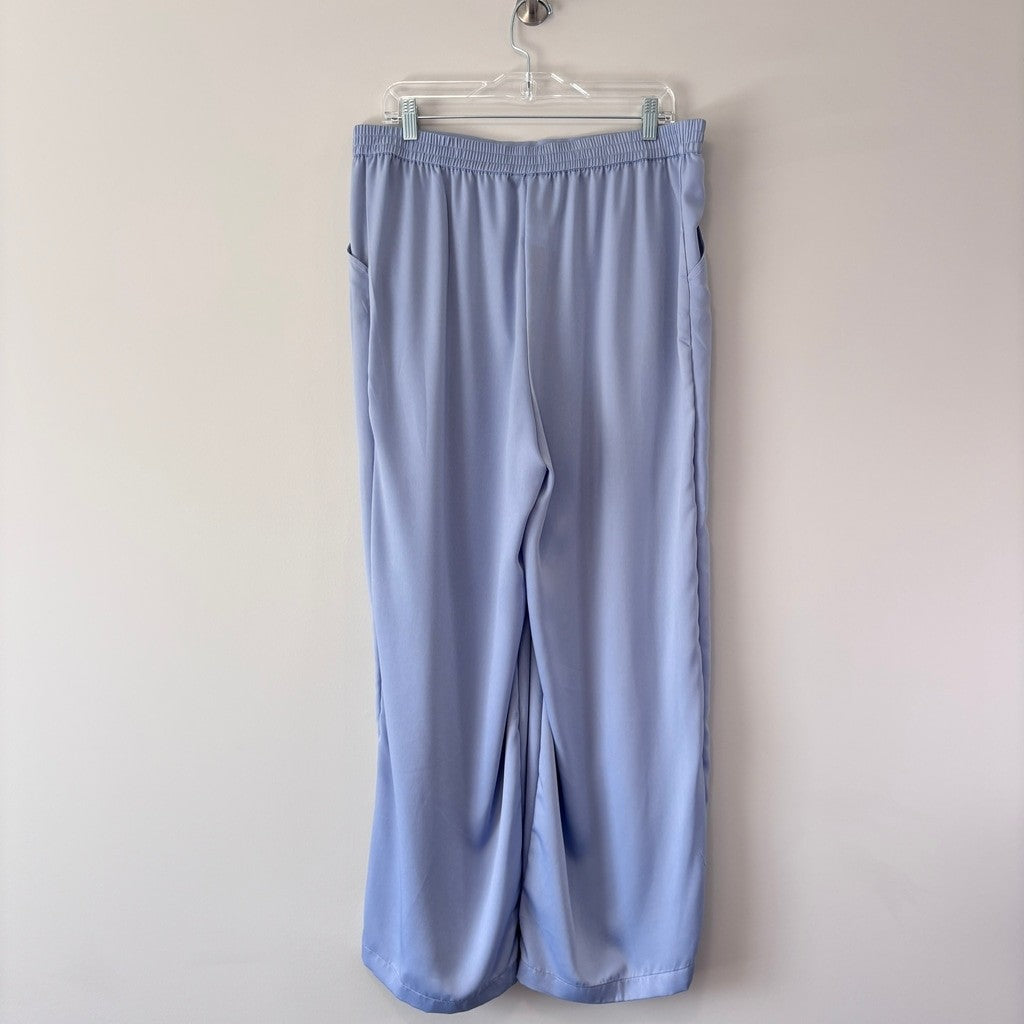 State of Day Women's Blue 2-Pc. Crepe de Chine Short-Sleeve Pajama Set NWT
