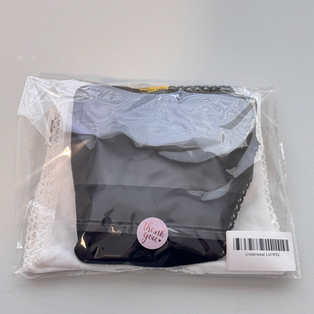 Charter Club Women's Medium 100% Cotton 3 Pack of Multi Brief Underwear NWT M52