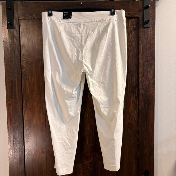 Alfani Women's Size 20WP Plus & Petite White Pull-On Skinny Dress Pants NWT
