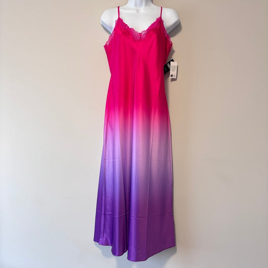 INC International Concepts Women's Small Pink Ombre Lace-Trim Nightgown NWT