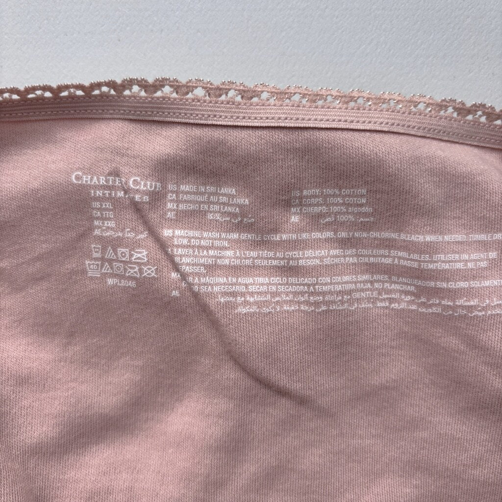Charter Club Women's Size XXL 100% Cotton 3 Mix Pack of Brief Underwear NWT L11
