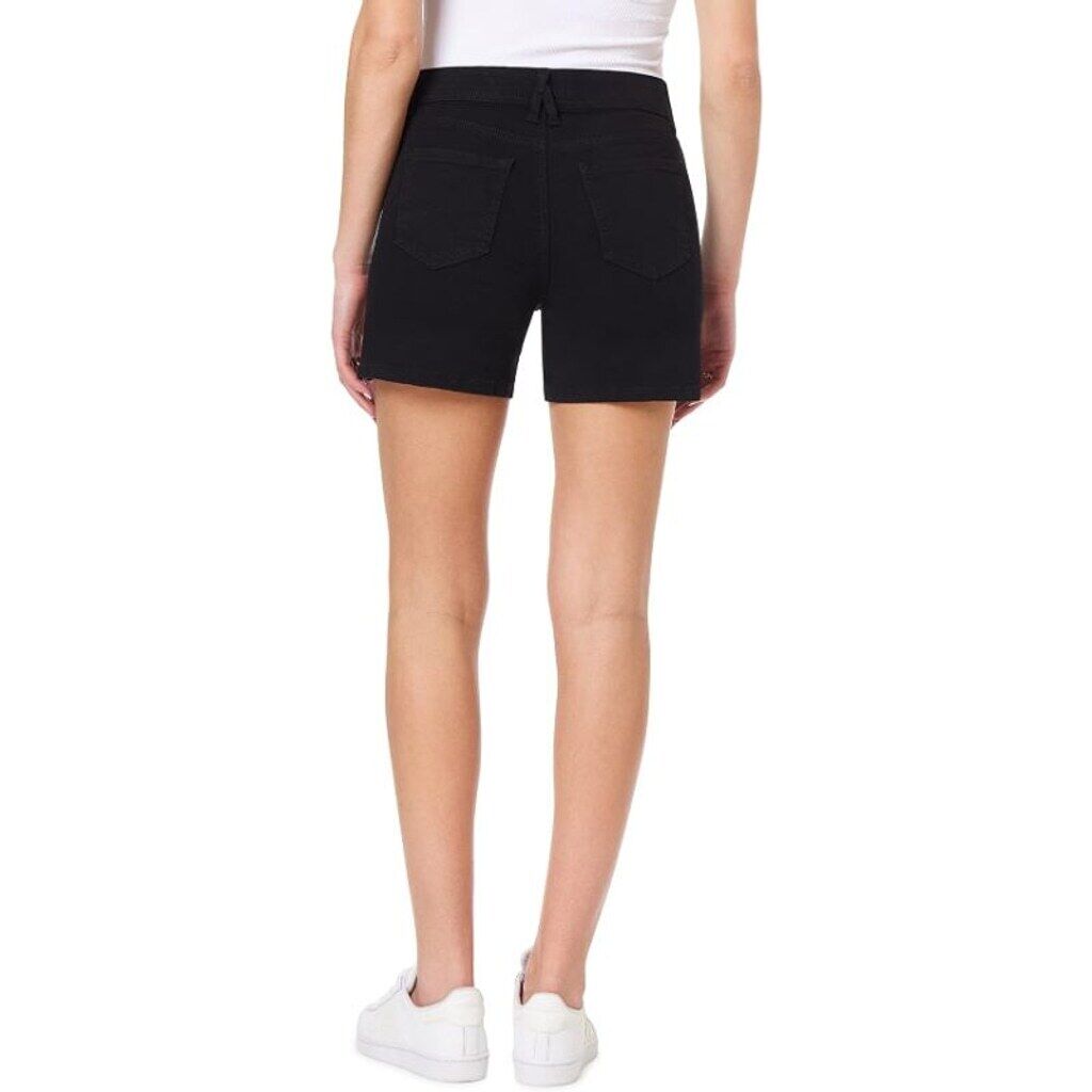 Angels Forever Plus Size 22W 360 Sculpt Mid Thigh Black Jean Shorts NWT