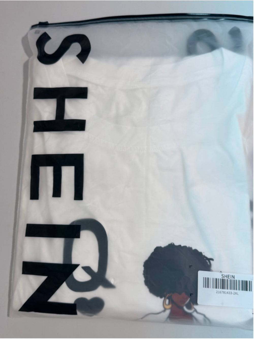 Shein Women's Plus Size 2XL Queen Graphic Short Sleeve T-Shirt NWT