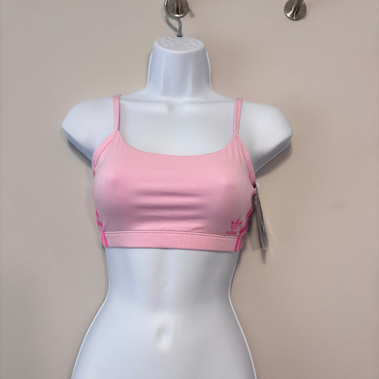 Adidas Women's Pink Comfort Flex Cotton Scoop Bralette NWT