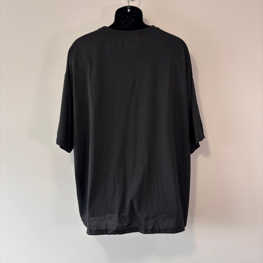 SHEIN Men’s 2XL Black "Papa / Grandpa" Graphic Casual Short Sleeve T-Shirt NIB