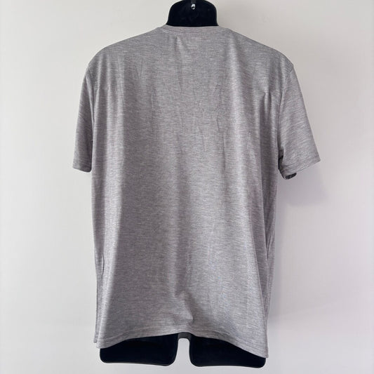 SHEIN Men's Large Gray Sloth NOPE NOT TODAY Slogan Graphic Casual T-Shirt NIB