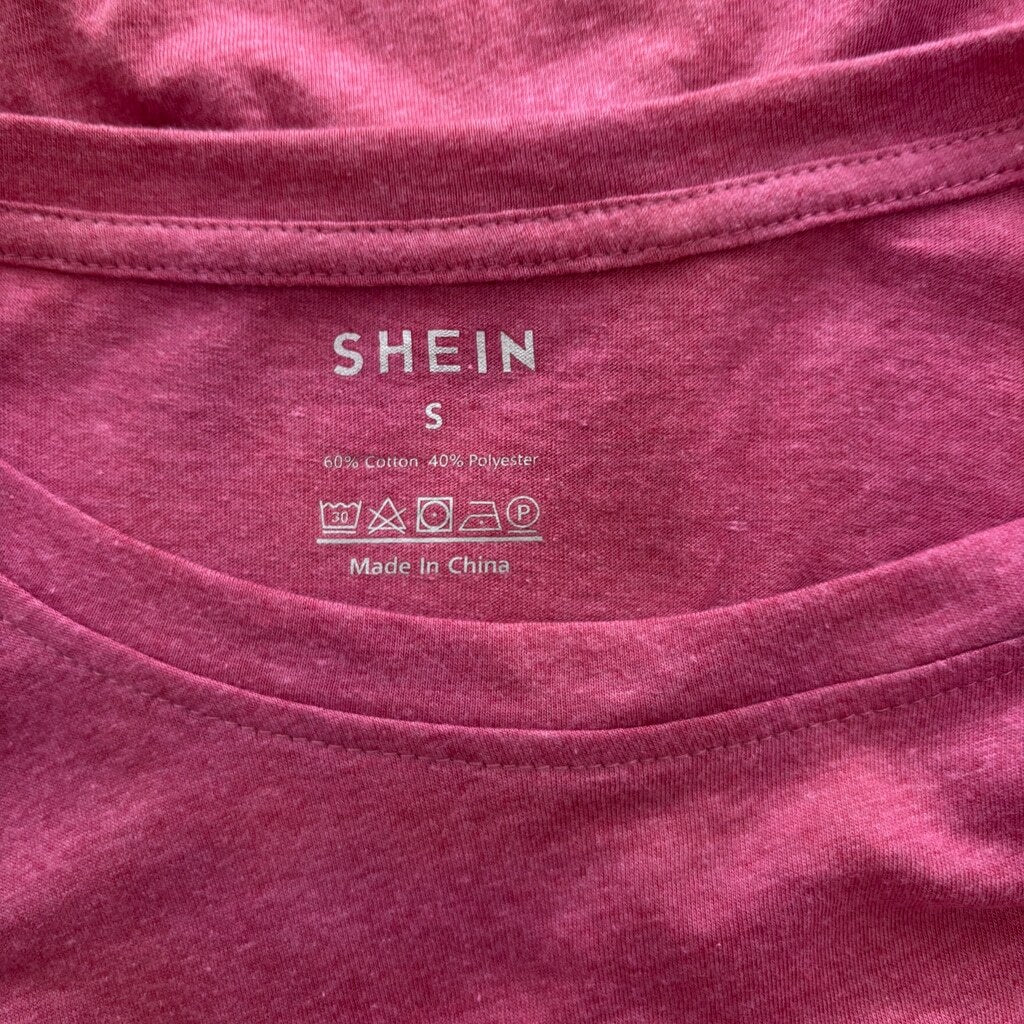 SHEIN Men's Size Small Red Heather USA Graphic Casual T-Shirt NIB