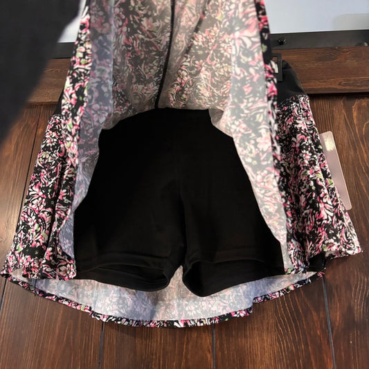 Vogo Athletica Size Large Floral Print Skort NWT