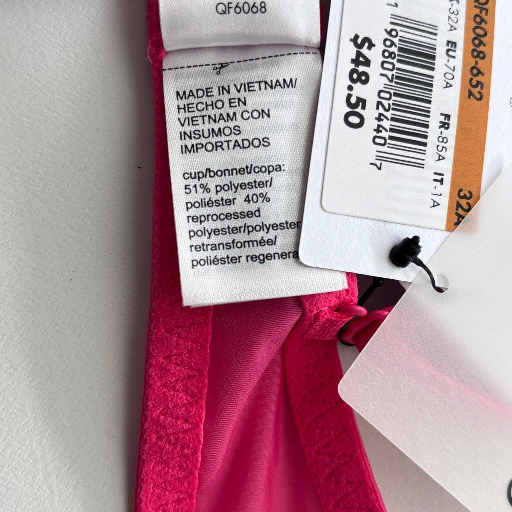 Calvin Klein Women's Size 32A Pink Sheer Marquisette Demi Bra NWT