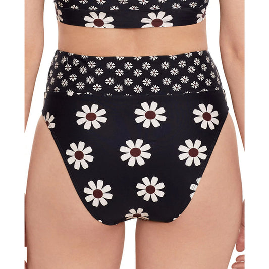 Salt & Cove Size XS Daisy Print High-Waist Bikini Bottom NWT