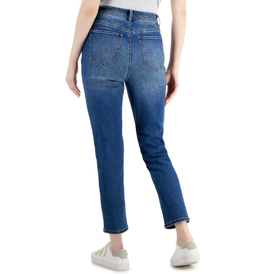 Style & Co. Women's 4 Medium Wash High-Rise Slim-Leg Ankle Jeans NWT