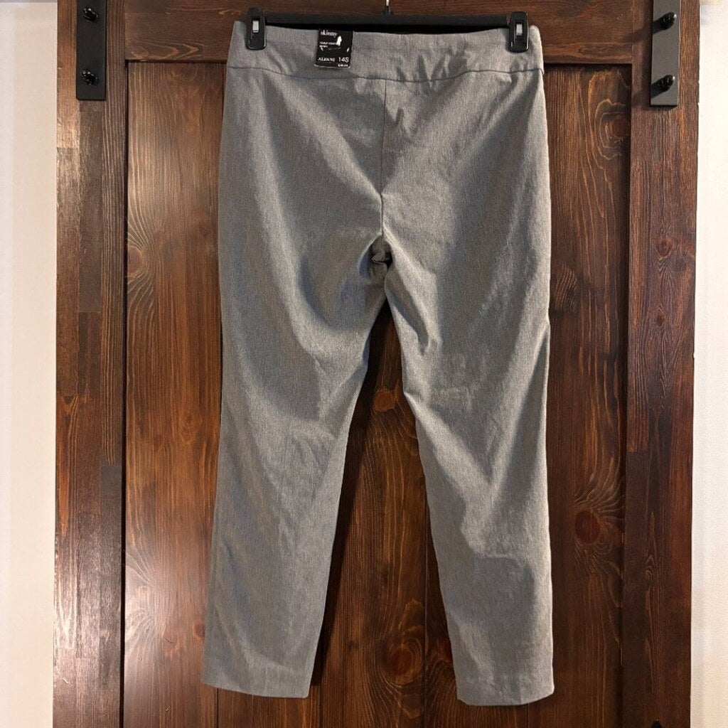Alfani Women's Short (Petite) Grey Tummy-Control Pull-On Skinny Dress Pants NWT