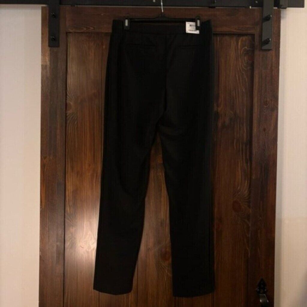 Alfani Petite Modern Straight-Leg Black Comfortable Dress Pants NWT