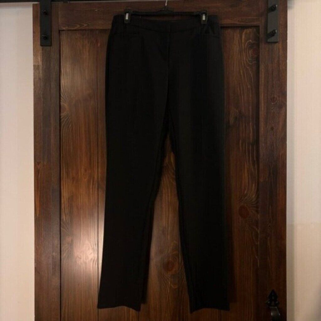 Alfani Petite Modern Straight-Leg Black Comfortable Dress Pants NWT