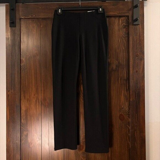 Karen Scott Petite Small Black Comfort Stretchy Pull-On Pants NWT