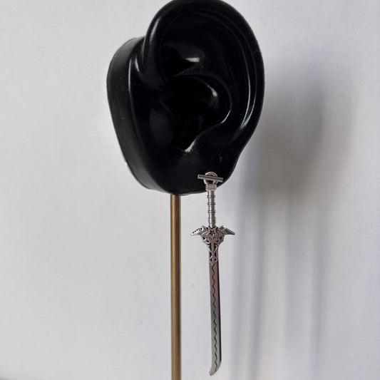 Templar Broadsword Alloy Pendant Charm for Jewelry, Accessories & Crafts NWT