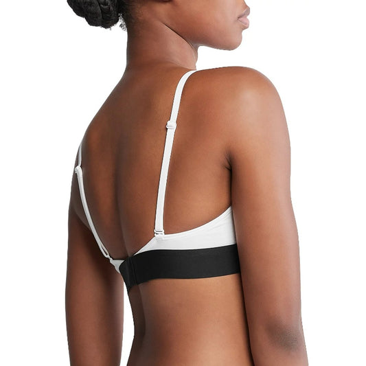 Calvin Klein Size XS White Intense Power Pride Cotton Triangle Bralette NWT